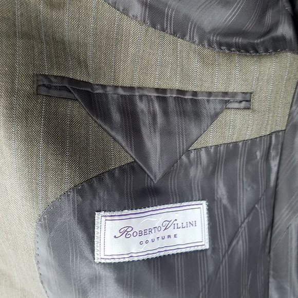 Roberto Villini jacket 100% wool mens 42R - Picture 8 of 15